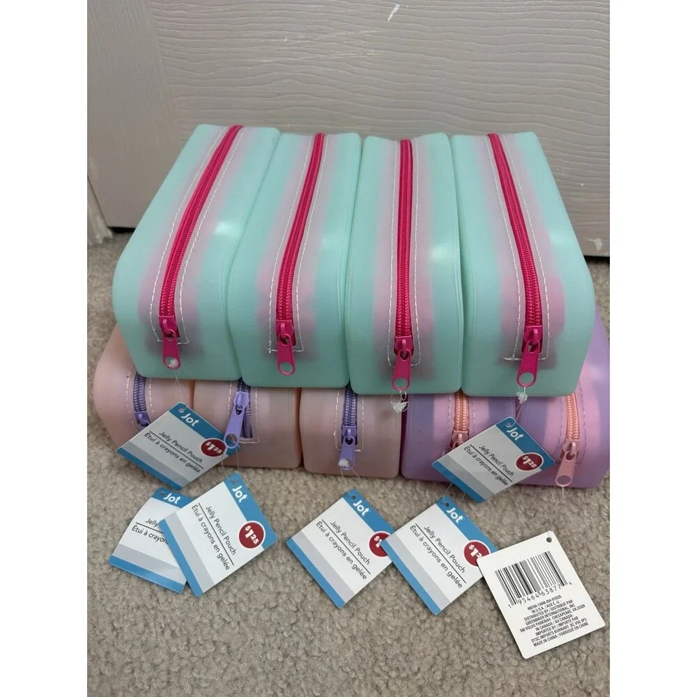 Jot Jelly Pencil Pouch Bundle Lot Of 9